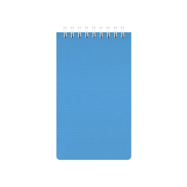 دفترچه یادداشت متوسط سیم از بالا 80 برگ نور رنگ آبی