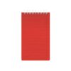 دفترچه یادداشت متوسط سیم از بالا 80 برگ نور رنگ قرمز
