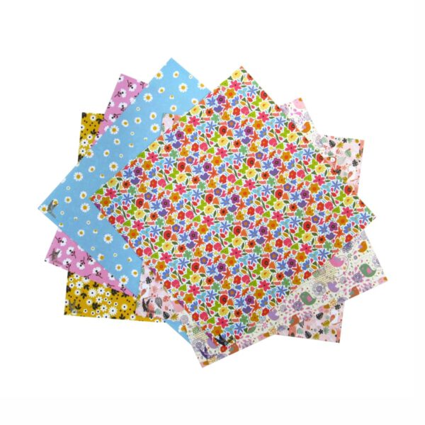 کاغذ اوریگامی طرح دار 15×15 بسته 48 برگی اوریکا
