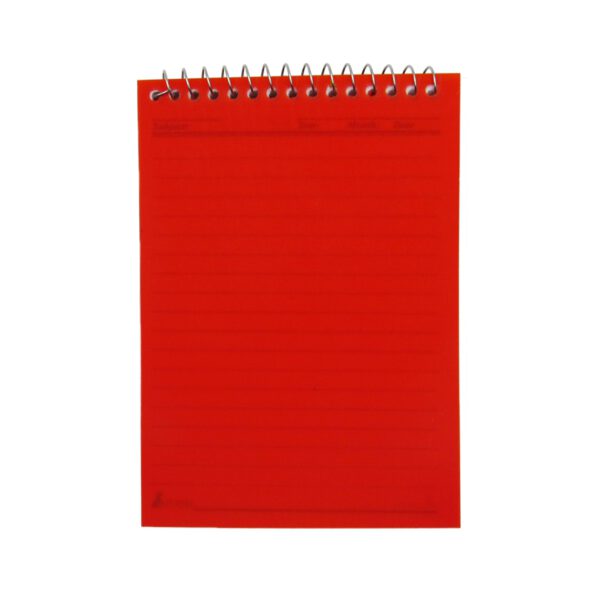 دفترچه یادداشت ساده سایز 1/8 سیم از بالا 50 برگ