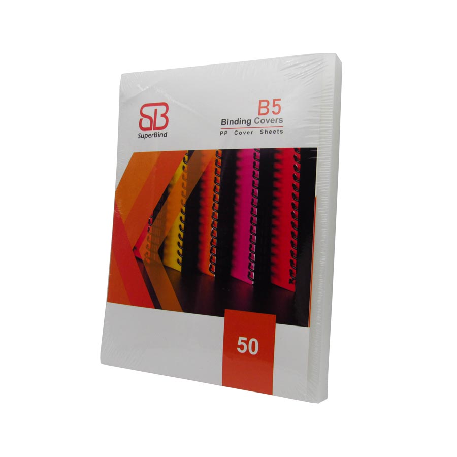 طلق صحافی B5 بسته 50 عددی 450 میکرون سوپربایند